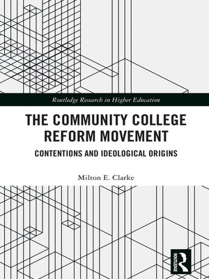 cover image of The Community College Reform Movement